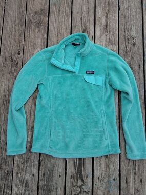 Patagonia Re-Tool Snap-T Pullover Women’s Medium Desert Turquoise
